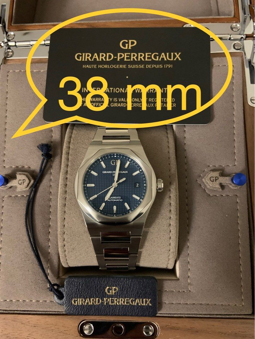 Girard perregaux shop laureato blue