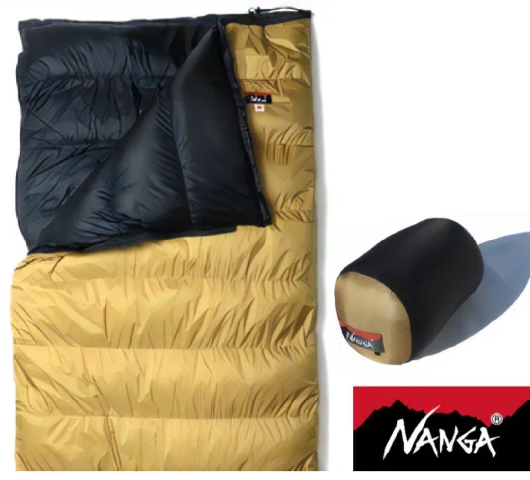 全新現貨日本製Nanga AURORA light封筒型600DX 戶外露營羽絨睡袋, 運動