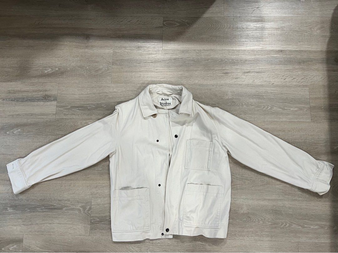 Acne Studios White Omar Jacket