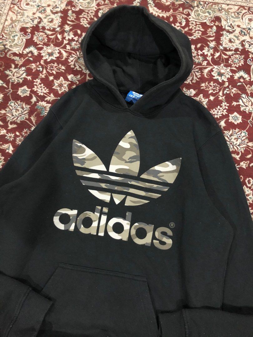Adidas originals trefoil camo hoodie 2025