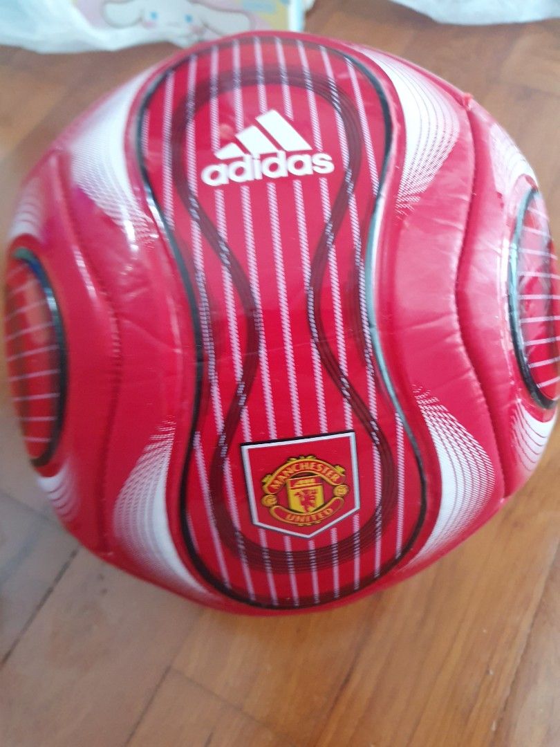 Red adidas new arrivals soccer ball