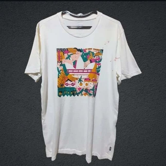 Adidas old store school t shirt