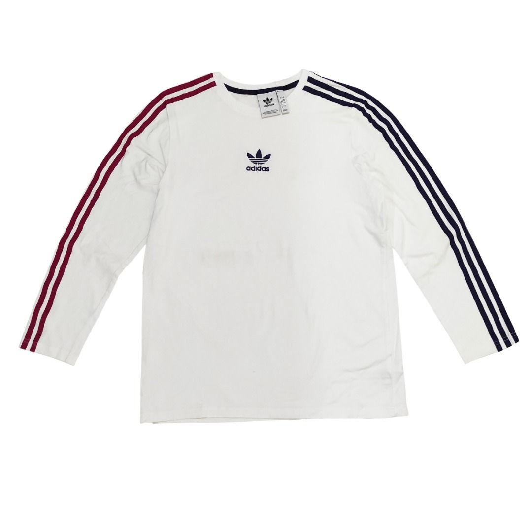 Adidas trefoil long clearance sleeve t shirt
