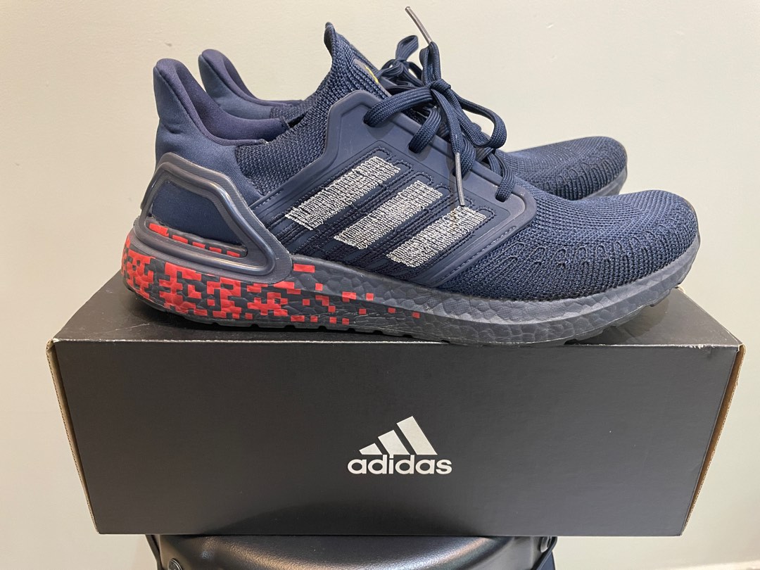 Adidas Ultra Boost 20 Prime Blue, Men's Fashion, Footwear, Sneakers on  Carousell