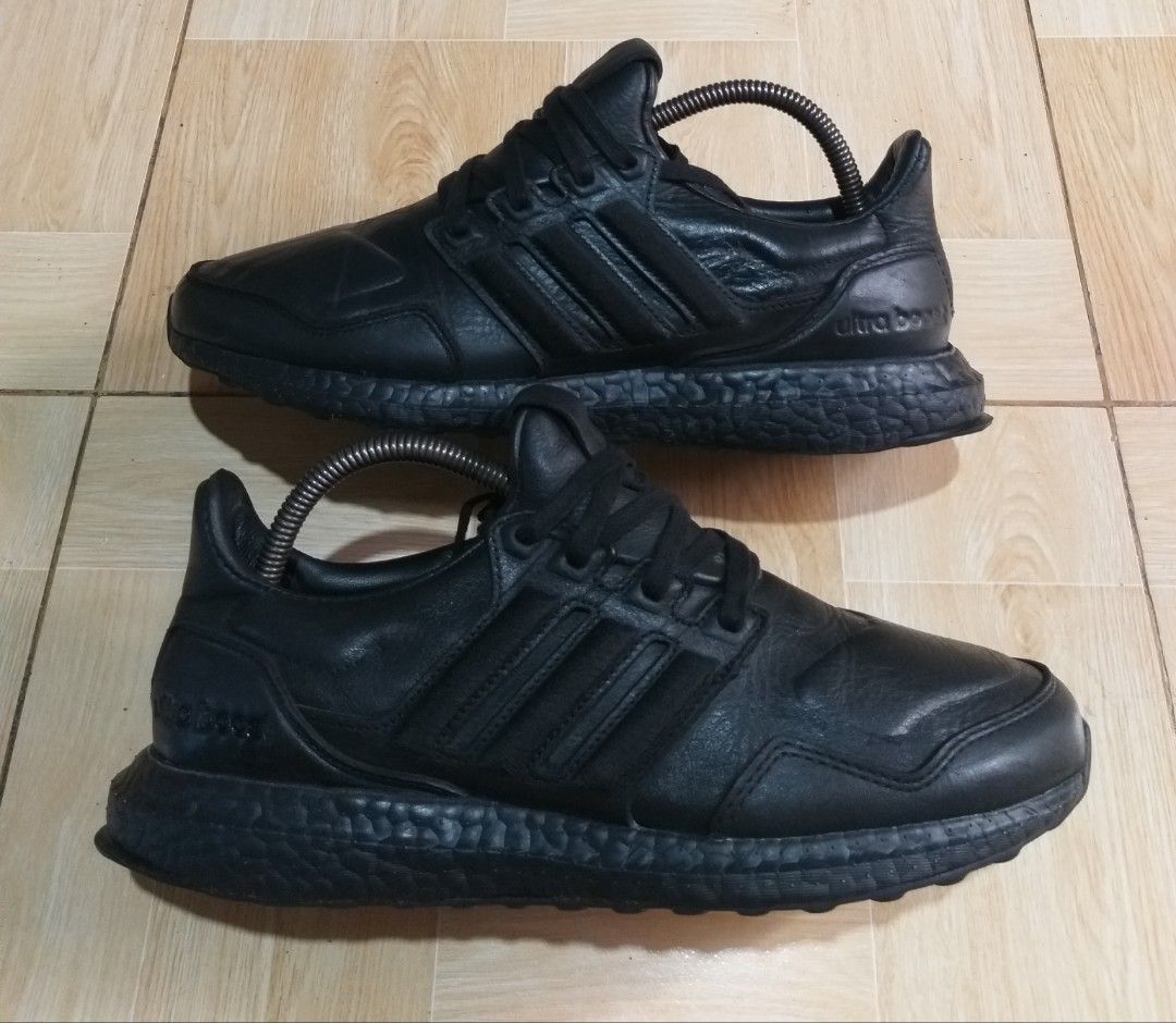 Ultraboost leather core black on sale