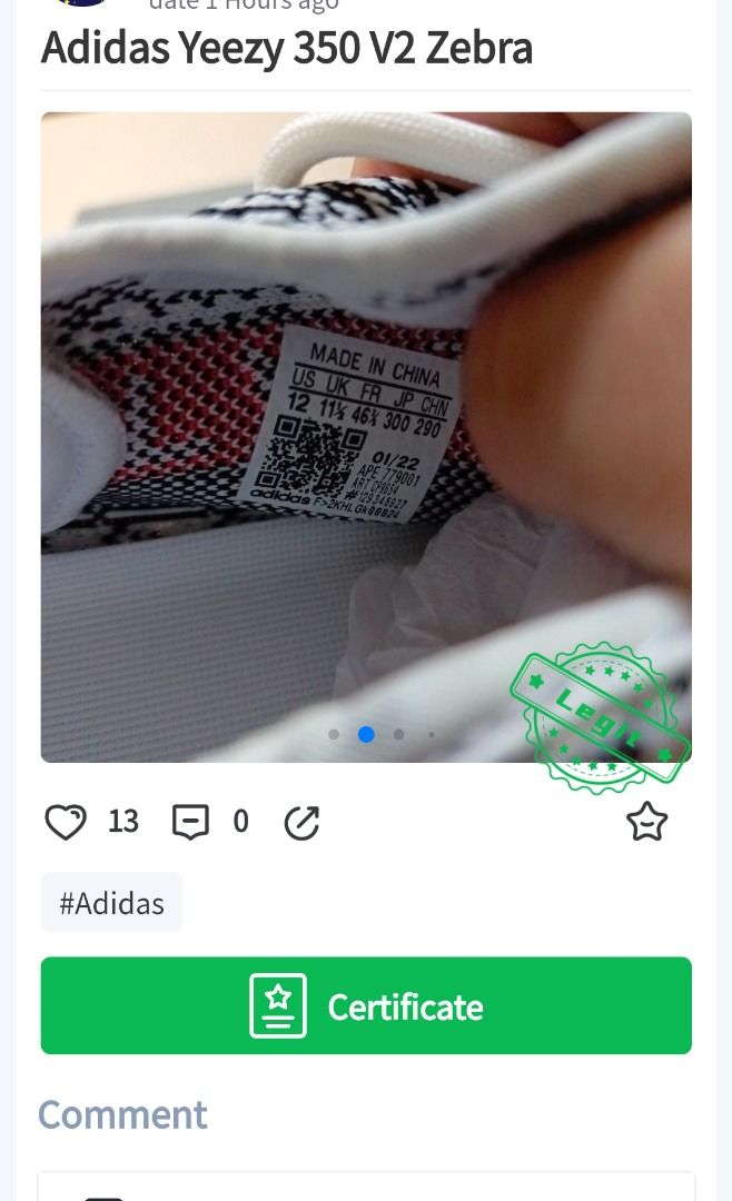 Yeezy zebra online size guide