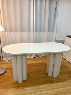 Aesthetic dining table, office desk