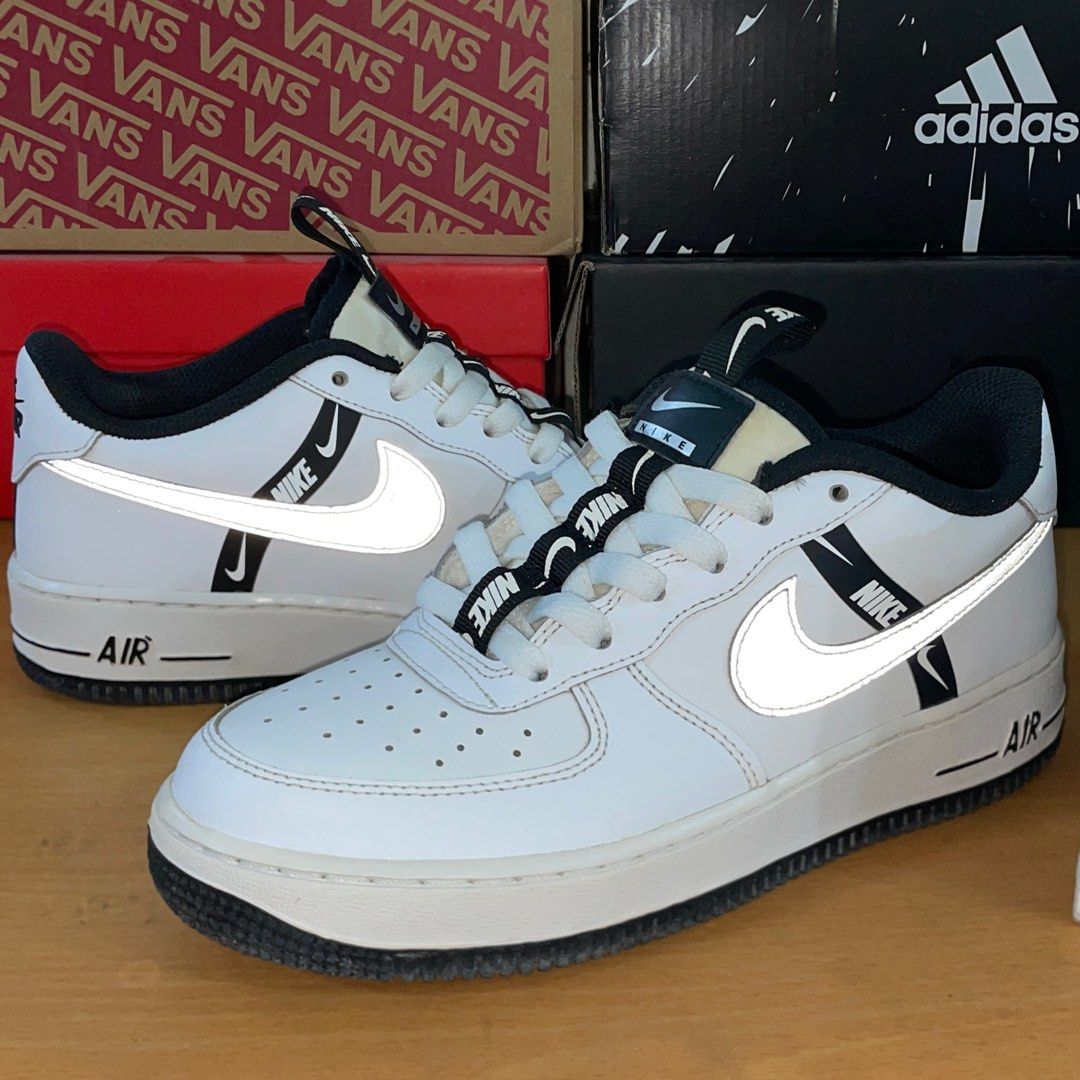 Air Force 1 Low LV8 KSA Worldwide Pack White Black Reflect Silver GS 6Y 7.5W 6M Kids Youth WMNS Men s Men s Fashion Footwear Sneakers on Carousell
