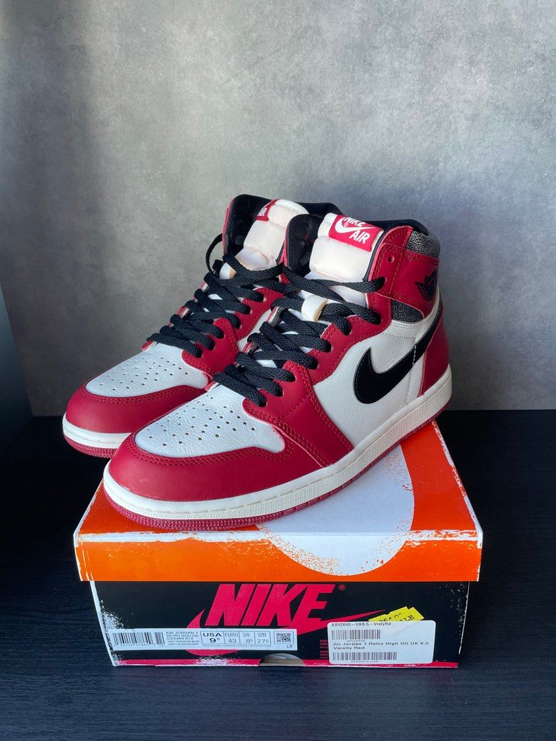 Air Jordan 1 Lost Found US9.5 Men s Fashion Footwear Sneakers