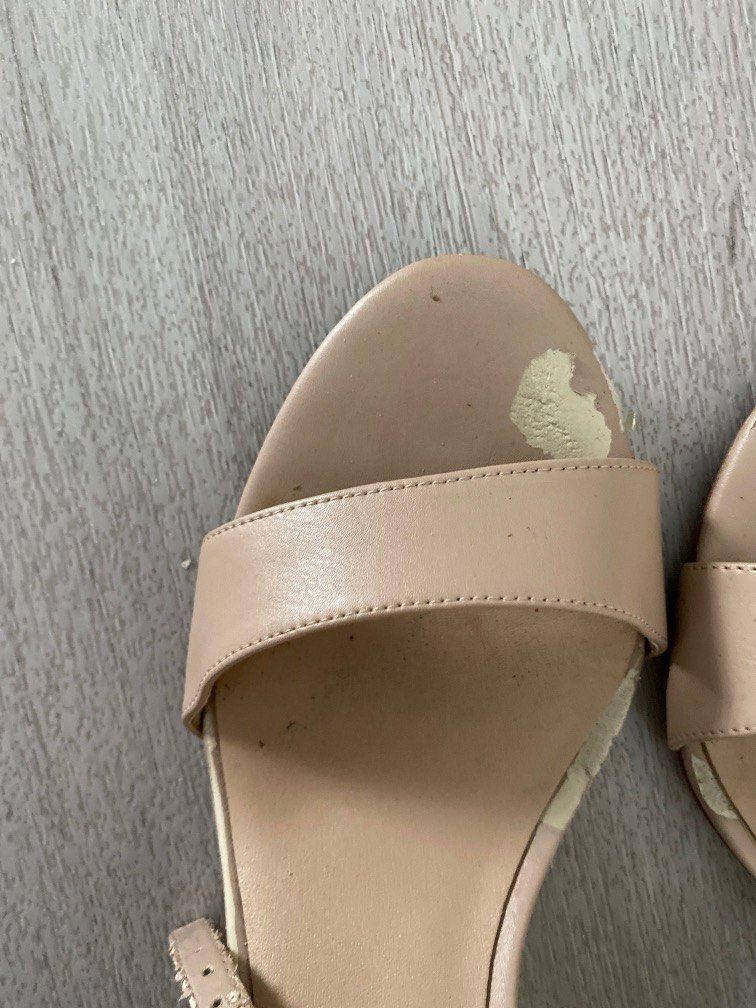 Aldo nude clearance block heel