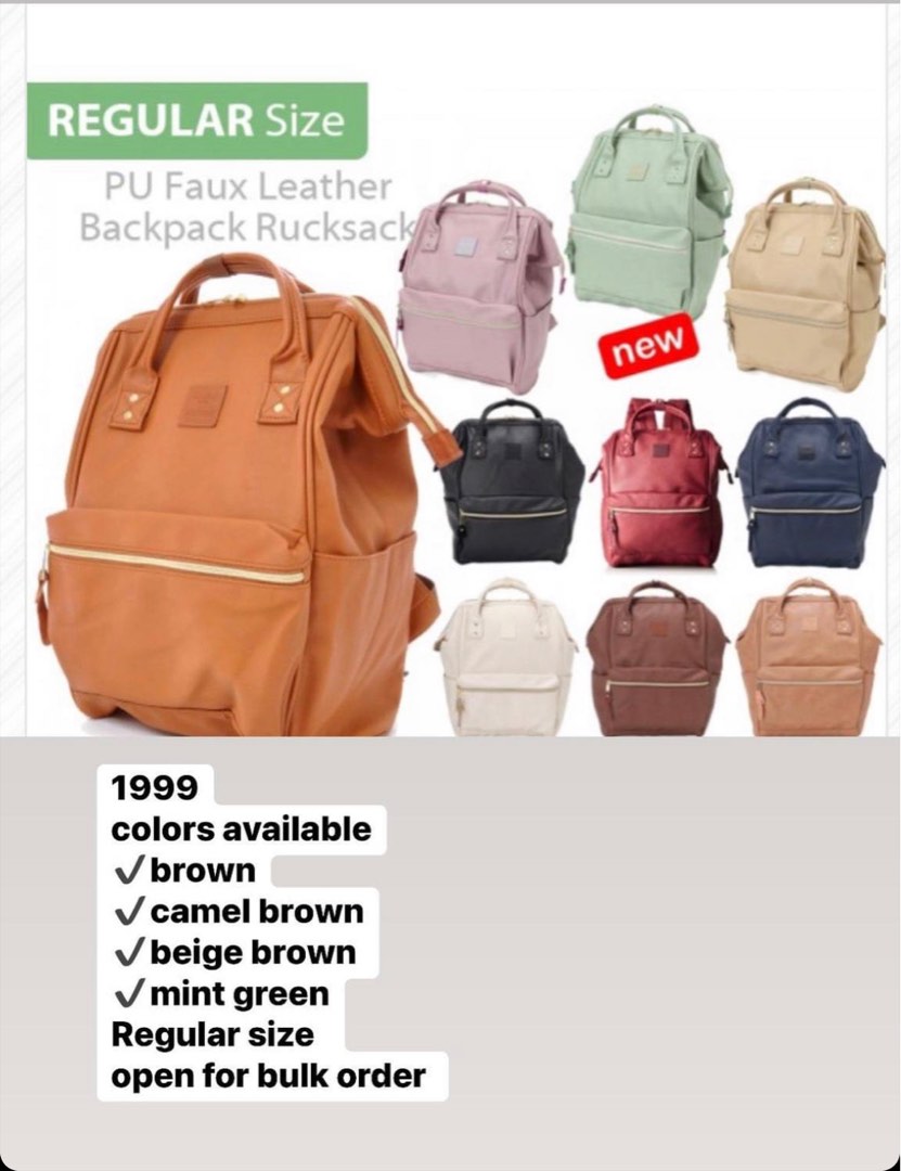 Anello deals backpack size