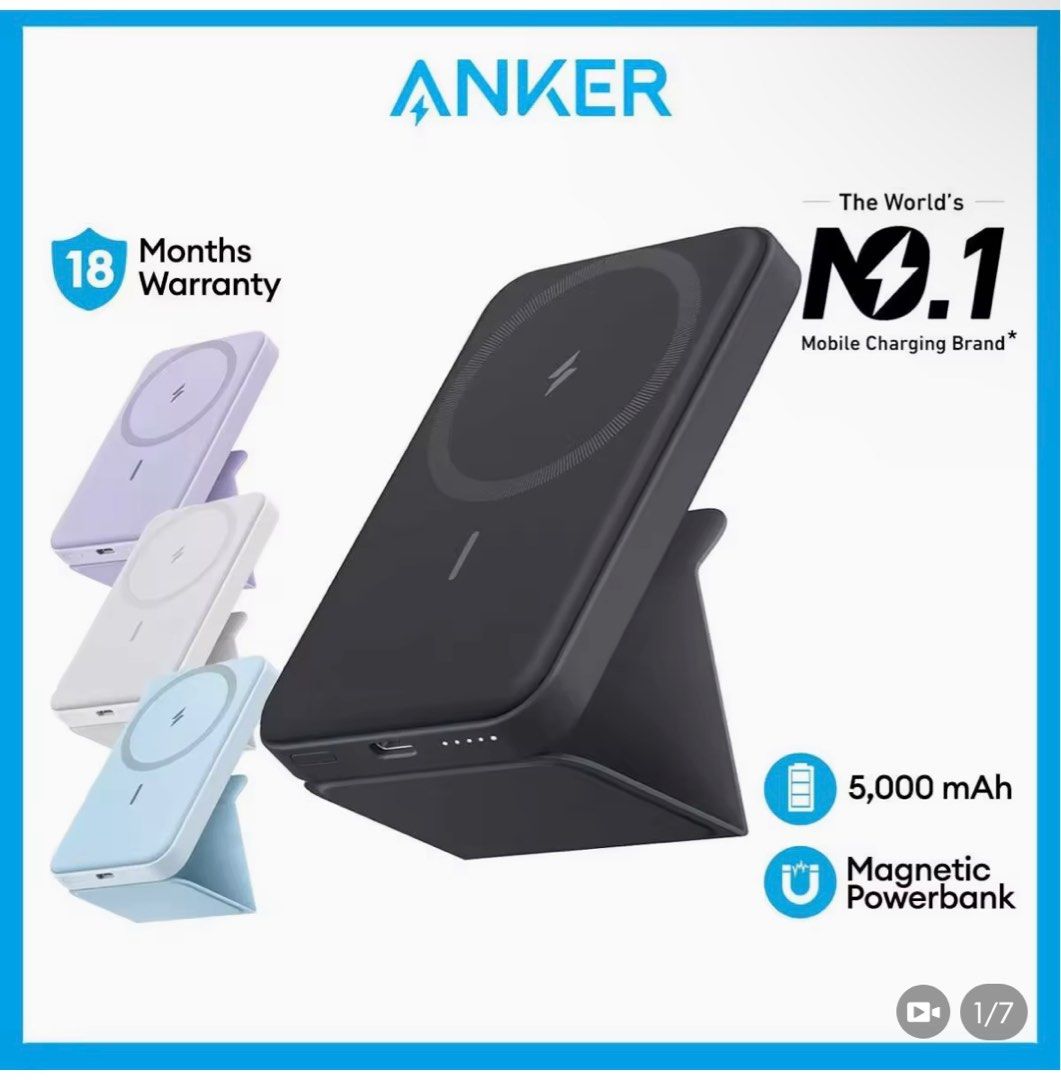 anker MagSafe charger, Mobile Phones & Gadgets, Mobile & Gadget  Accessories, Power Banks & Chargers on Carousell