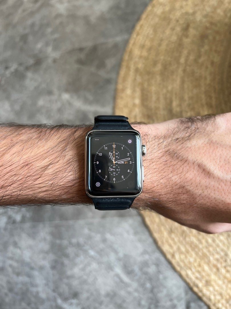 Apple watch s3 stainless steel sales