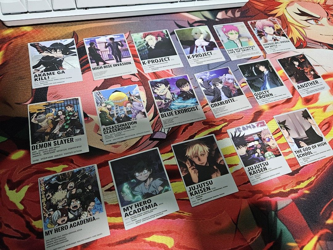 Assortments of Mini Anime Poster Stickers!, Hobbies & Toys, Stationery