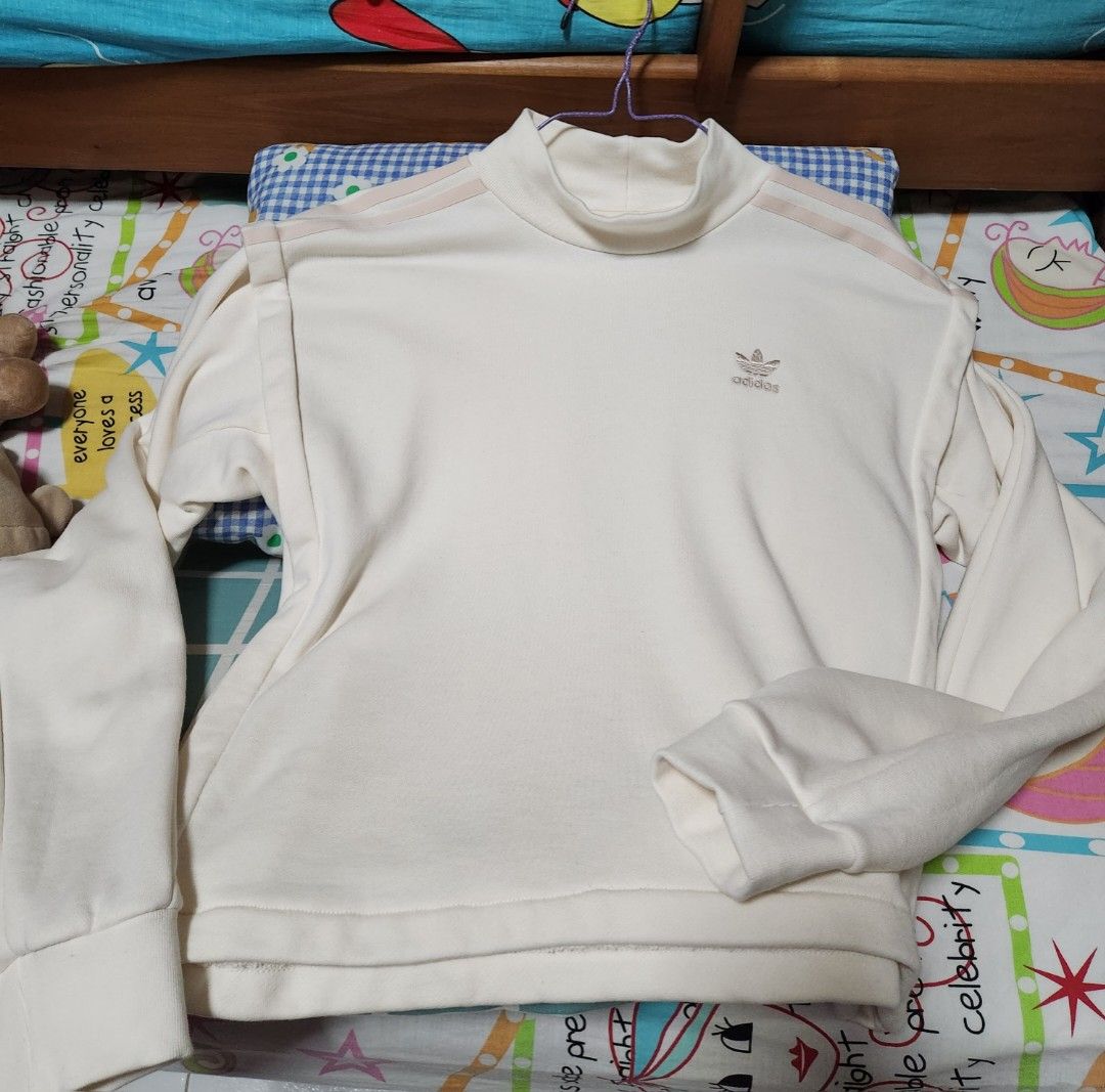 White adidas jumper top