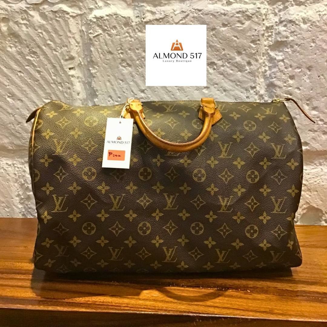 Authentic LV Monogram Speedy 40 (Category: Luxury Bags & Wallets) located in Dasmarinas. Submitted by reimac_almond517 (Listing ID 1281037102, Image 1). Description: 📣AVAILABLE IN SHOP📣 💯Authentic LV Monogram Speedy 40 ✨No inclusion 💲Php 28,000 📩DM us for more detailed photos of this piece ✅ OFFERS LAYAWAY ✅ ACCEPTS CONSIGNMENT 📍 Visit us at 2nd Floor Serendra Retail Bonifacio Global City Taguig 🛍️OPEN DAILY 12 noon - 9 PM #almond517luxury