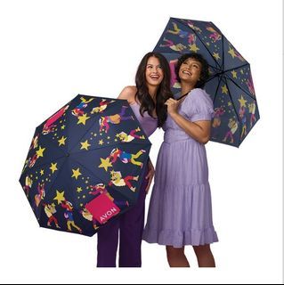 Avon Wishing On A Star Manual Foldable Umbrella.