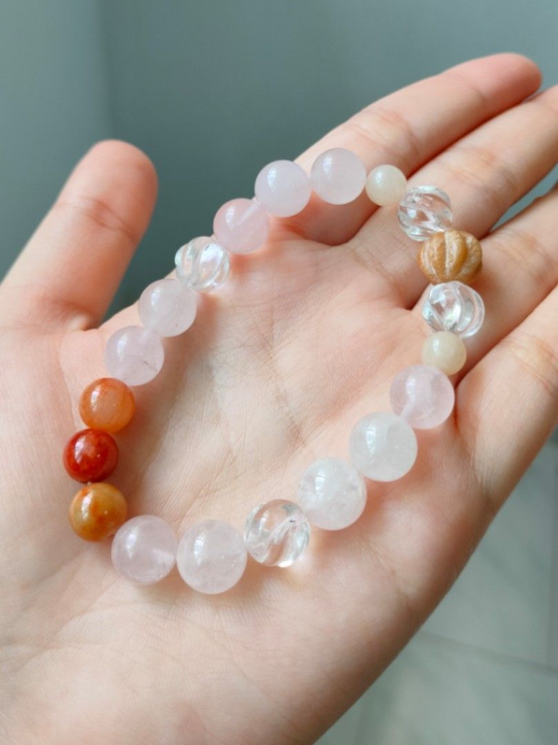 White and red discount bracelet