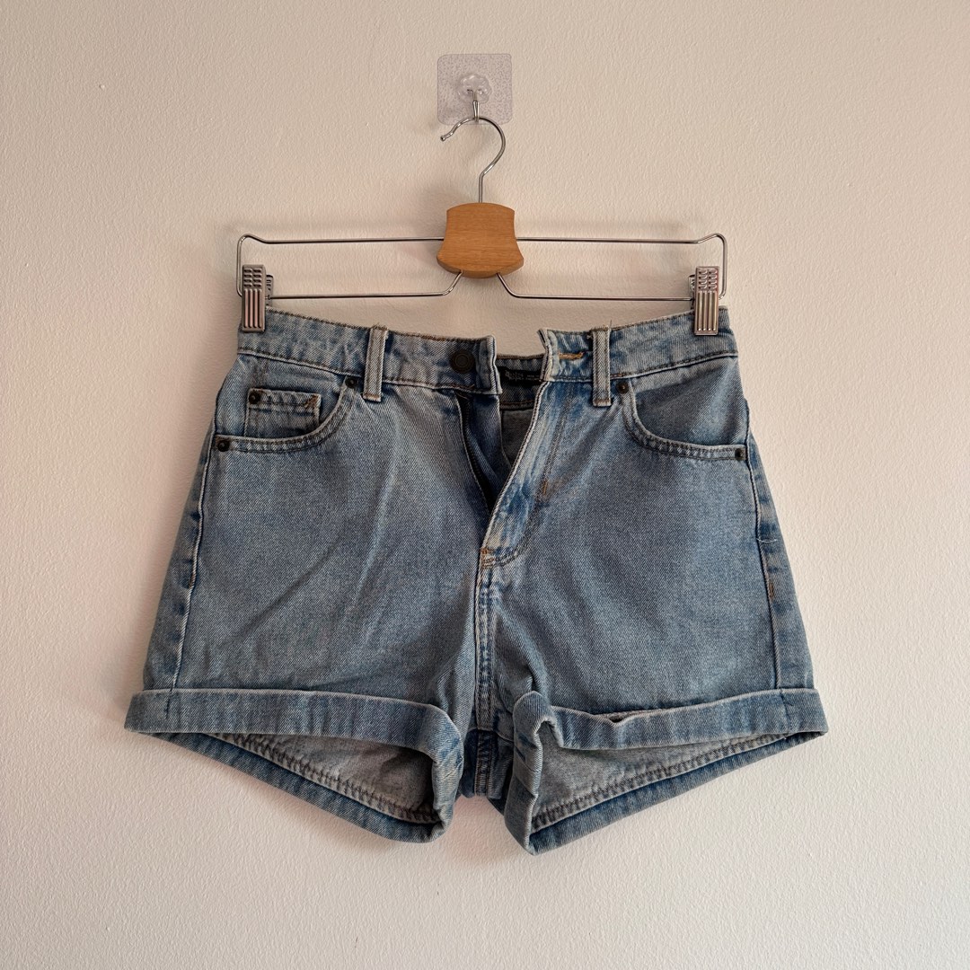 Bershka mom shorts store