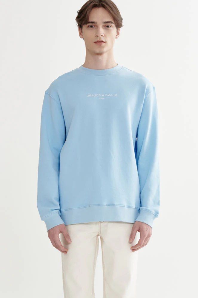 Mens baby clearance blue sweatshirt