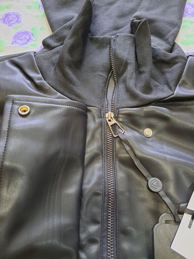 Pu hotsell jacket women's