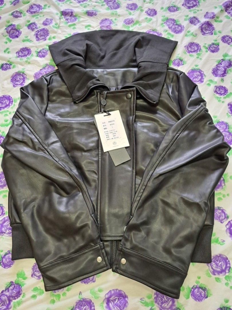 Pu jacket clearance women's