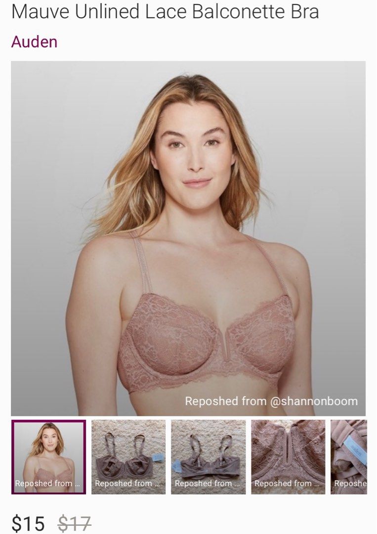 Bnew Auden sexy lace balconette bra lace coquette, Women's Fashion,  Undergarments & Loungewear on Carousell