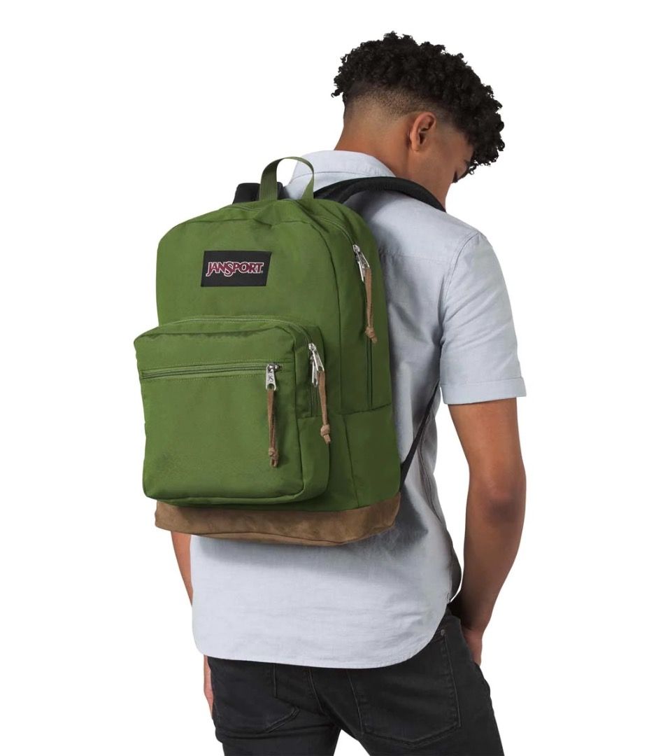 BNEW ORIGINAL Jansport Right Pack Backpack Green Men s Fashion Bags Backpacks on Carousell
