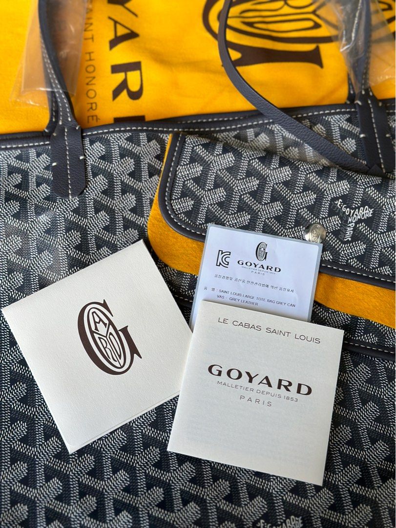 Goyard Saint Louis GM Grey Luxury Bags Wallets on Carousell