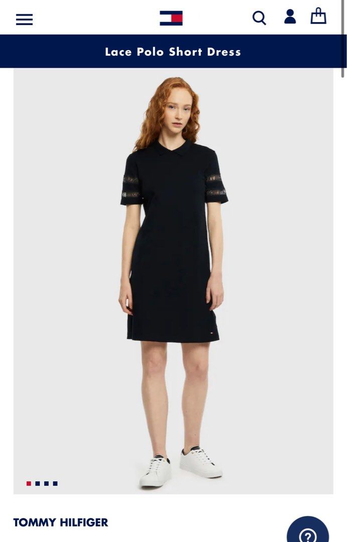 BNWT TOMMY HILFIGER LACE POLO SHORT DRESS IN DESERT SKY, Women's Fashion, Dresses & Sets, Dresses on Carousell BNWT TOMMY HILFIGER LACE POLO SHORT DRESS IN DESERT SKY, Women's Fashion, Dresses & Sets, Dresses on Carousell