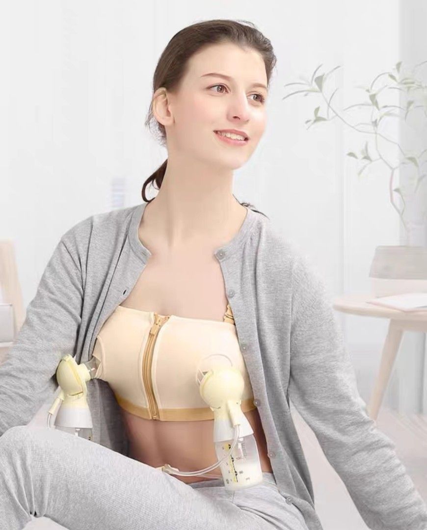 Brand new medela easy expression bustier handfree pumping bra, Women's  Fashion, Maternity wear on Carousell