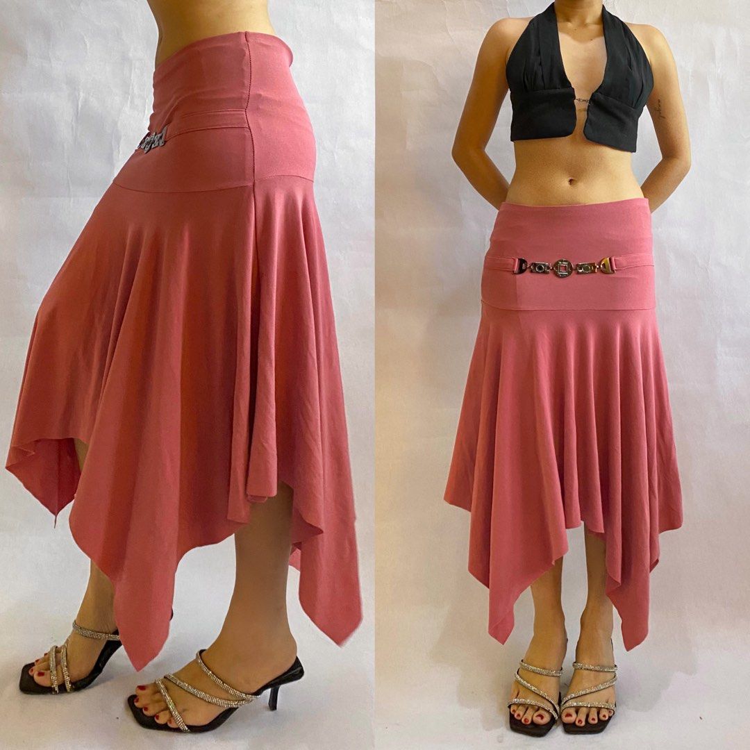 Asymmetrical handkerchief skirt online