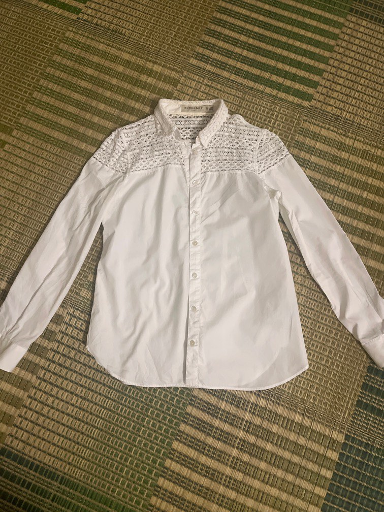Burberry lace shirt clearance