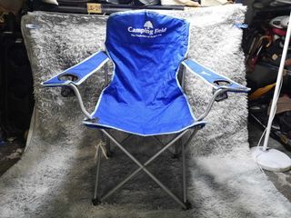 Camping Field Blue Lounge Chair