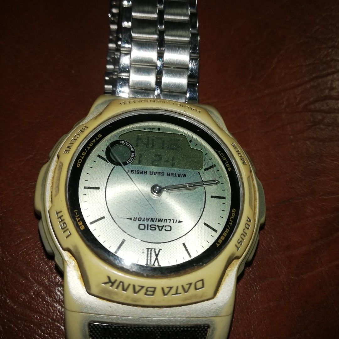casio illuminator data bank watch (Category: Men's Watches) located in Paranaque City. Submitted by 4thestate.surplusan (Listing ID 1281061326, Image 1). Description: a vtg casio illuminator data bank fr japan. working. pls see photos. fourth estate paranaque.