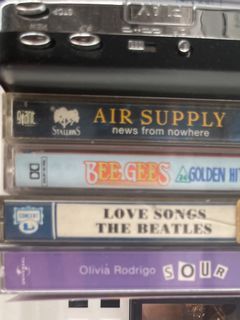 CASSETTE TAPES (Air Supply, Bee Gees, The Beatles, Olivia Rodrigo)