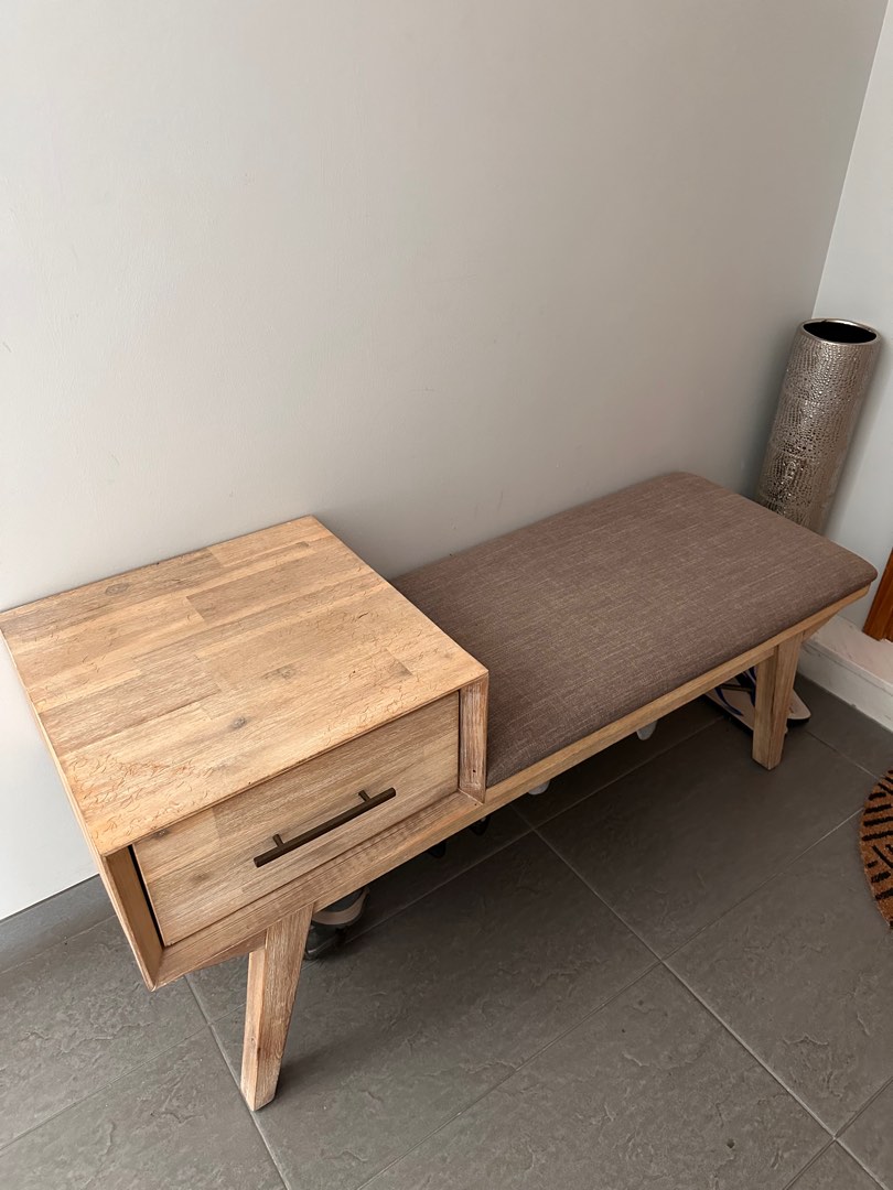 Miles shop entryway bench