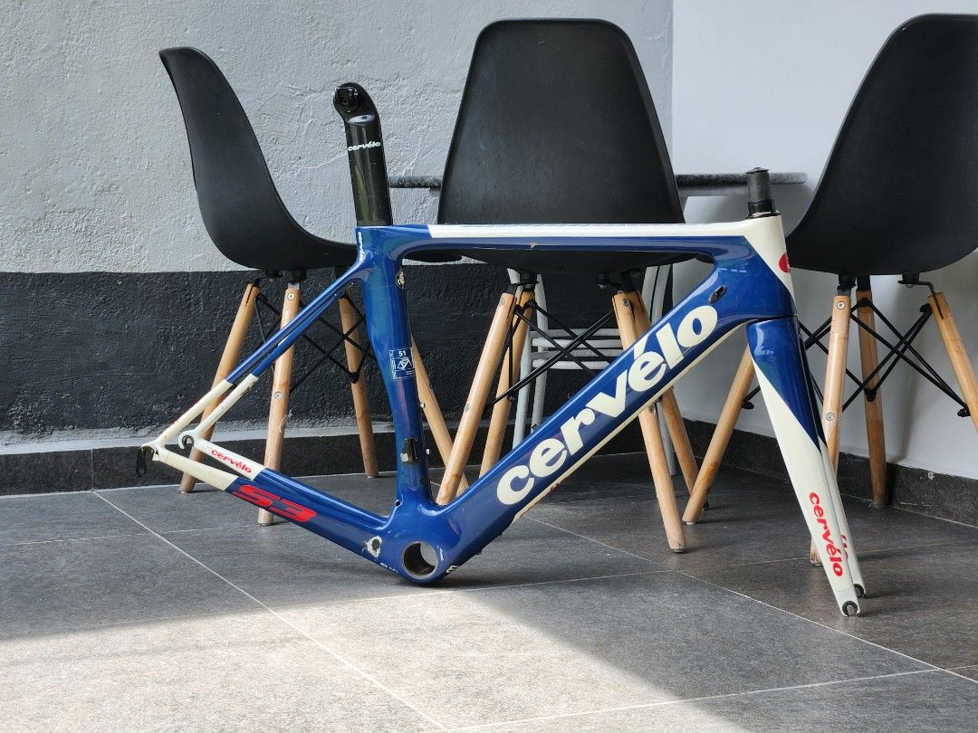 CERVELO S3 Frameset Team Bigla Edition (size 51), Sports Equipment