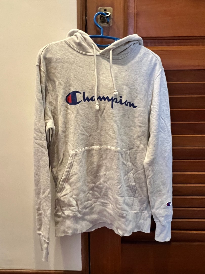 Champion sweater outlet cream grey