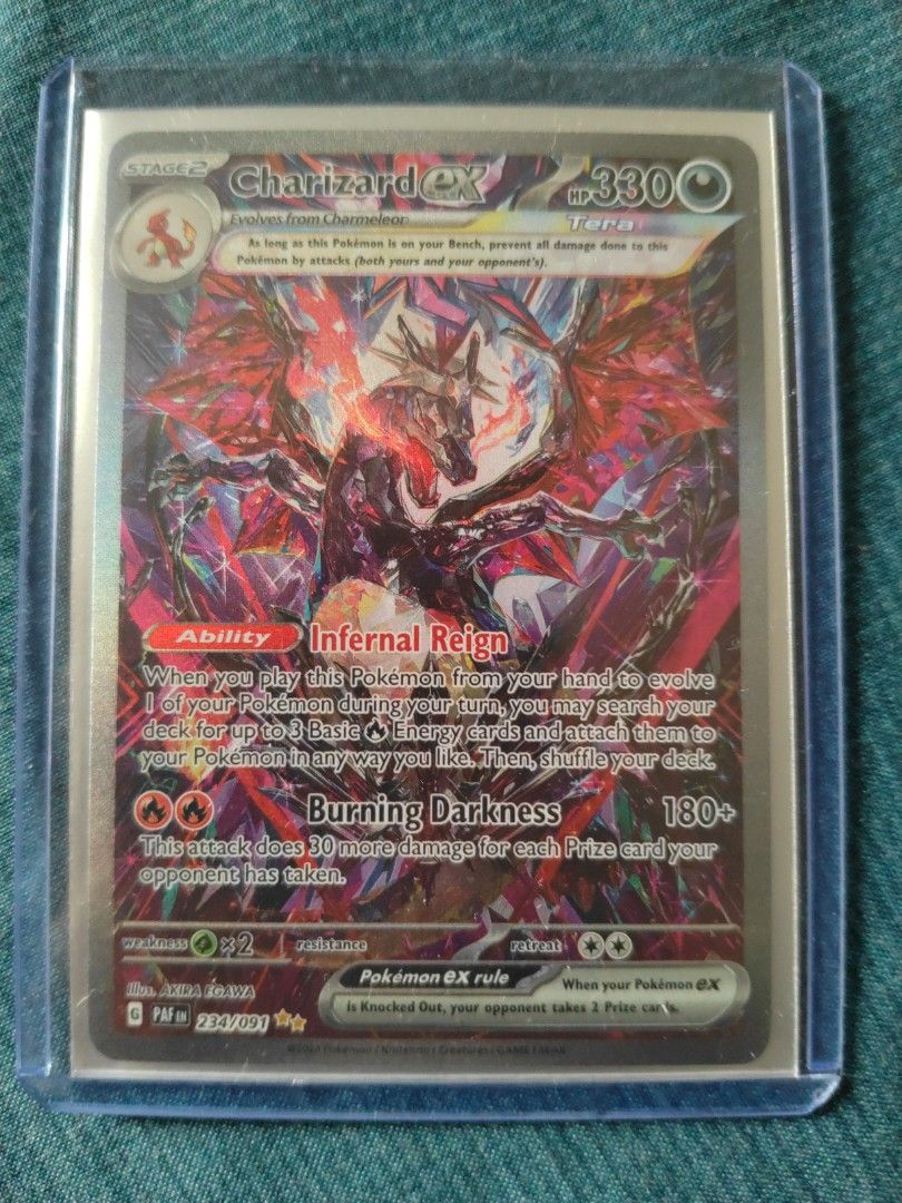 Charizard EX Shiny PALDEAN FATE SIR 234/091, Hobbies & Toys, Toys & Games on Carousell