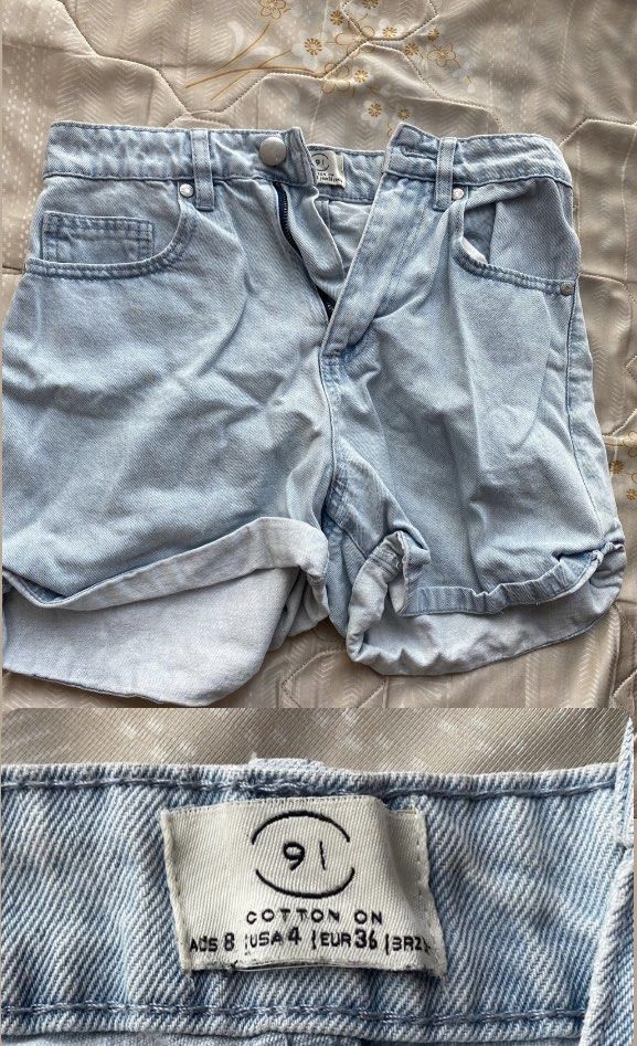 Affordable denim shorts hot sale