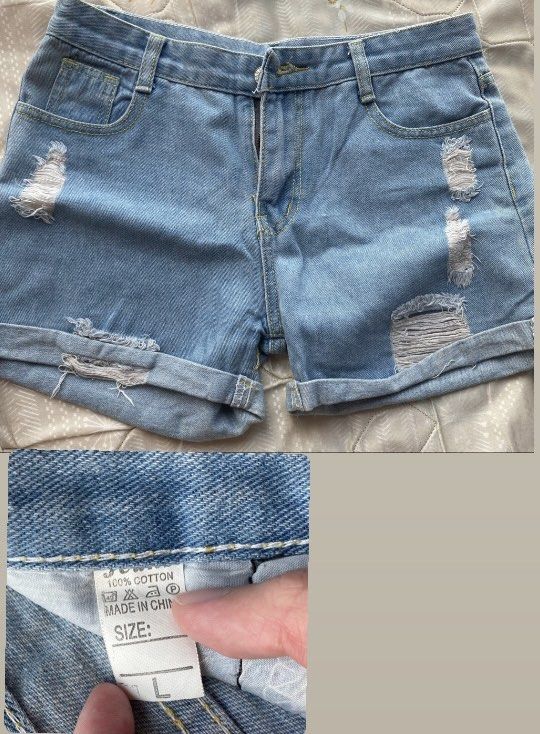 Cheap Denim shorts Size S M Women s Fashion Bottoms Shorts on