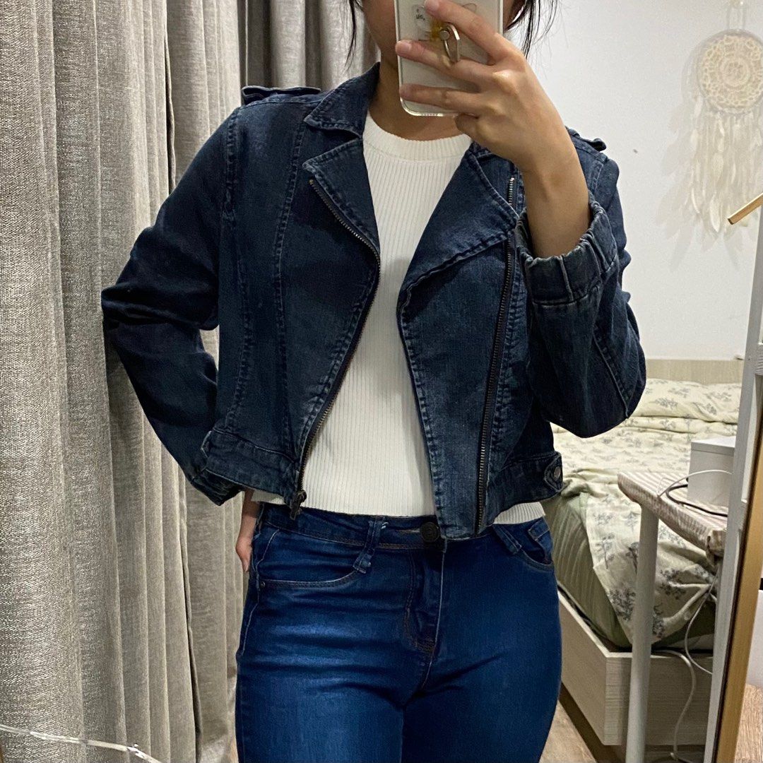 Avenue denim jacket top