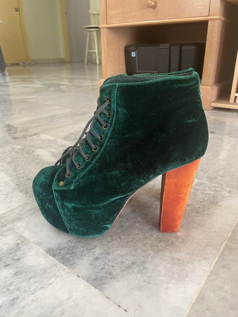 Chunky sale 70s heels