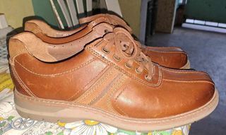 Clarks Brown Leather Oxford Shoes EU42.5