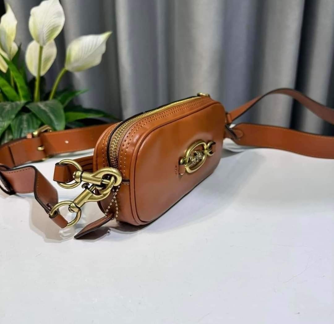 Coach Avery Crossbody in Tan Women s Fashion Bags Wallets Cross body Bags on Carousell