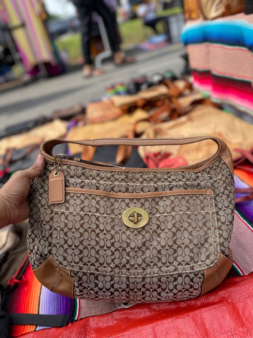 Large black discount coach purse
