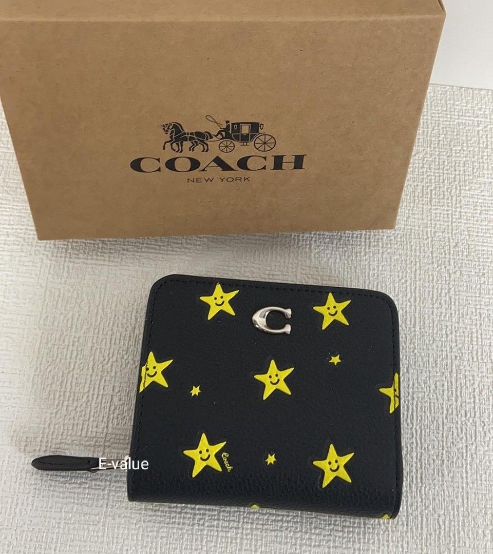 Coach wallet stars top