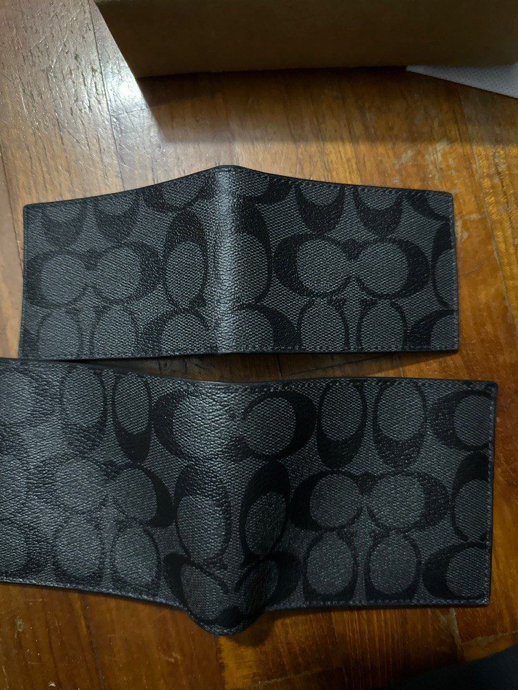 Men's coach wallet real vs fake best sale