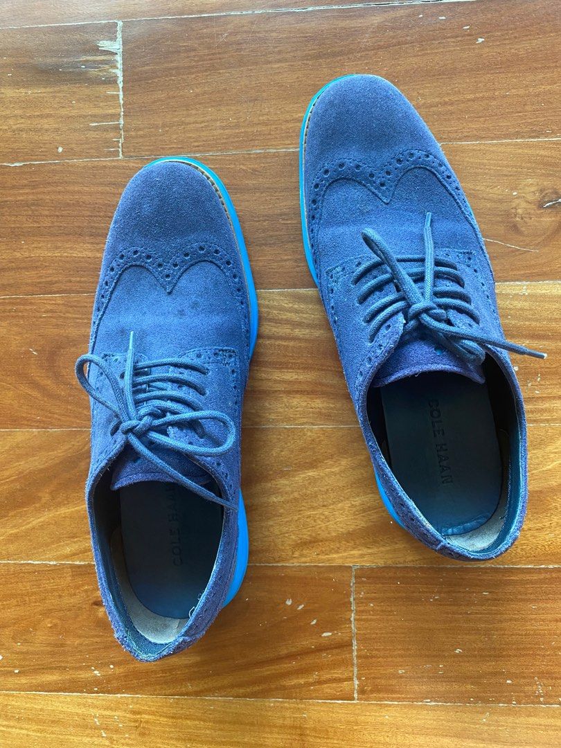 Blue suede cole haan discount